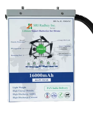 16000mAh SRI Lithium Smart Drone Battery (44.4V-16Ah)