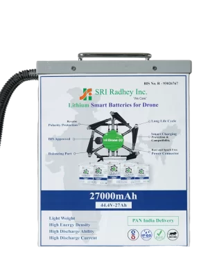 27000mAh SRI Lithium Smart Drone Battery (44.4V-27Ah)
