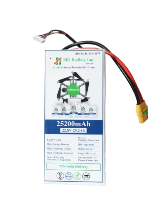 25200mAh SRI Lithium Drone Battery (22.8V-25.2Ah)